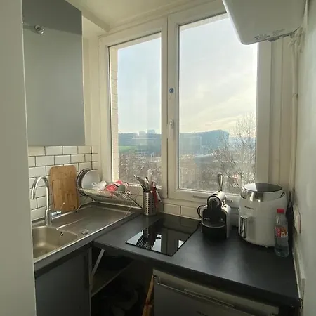 Appartement Ensoleille, Central Et Tout Equipe Avec Vue Tour Eiffel Et Pantheon Parigi Esterno foto